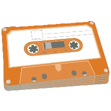 Tischset Audio Kasette